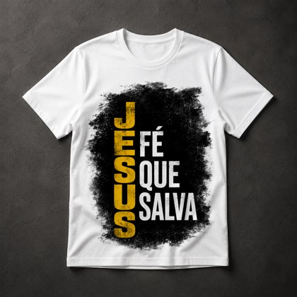 Camiseta Jesus Fé Salva