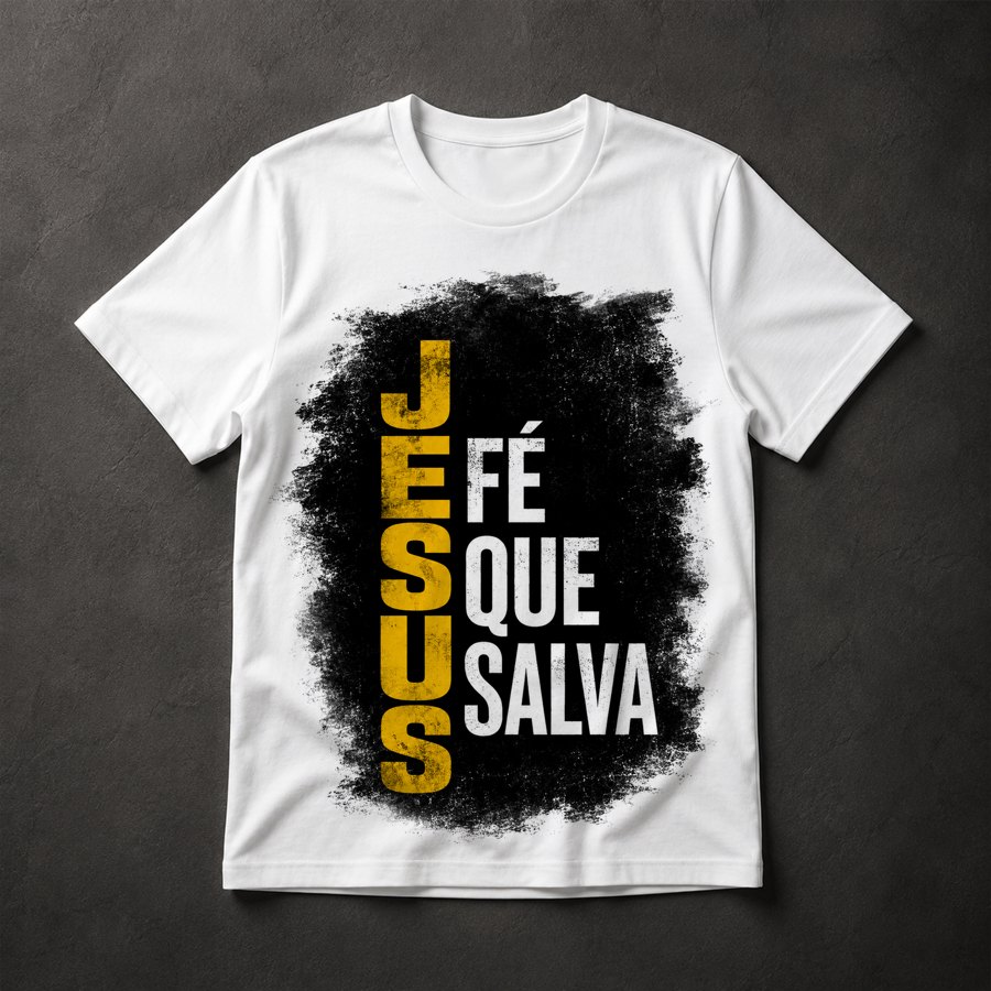 Camiseta Jesus Fé Salva