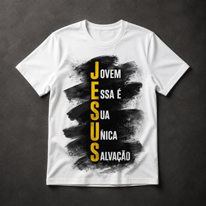 Camiseta Jesus Salvação