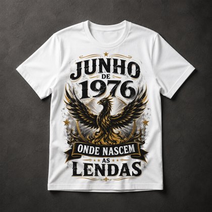 Camiseta Junho 1976 Lendas