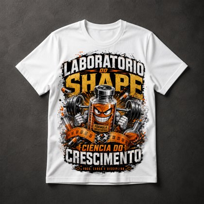 Camiseta Musculação Motivacional