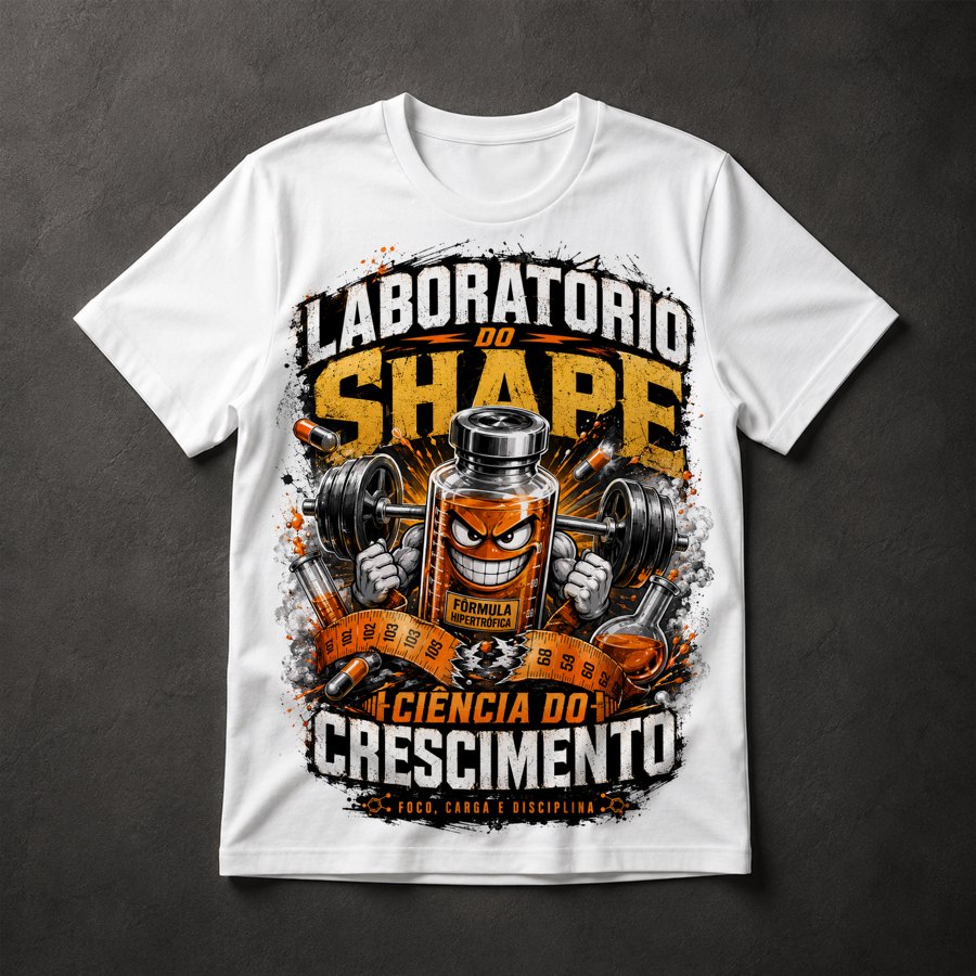 Camiseta Musculação Motivacional