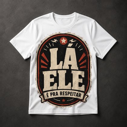 Camiseta Lá Ele É Pra Respeitar