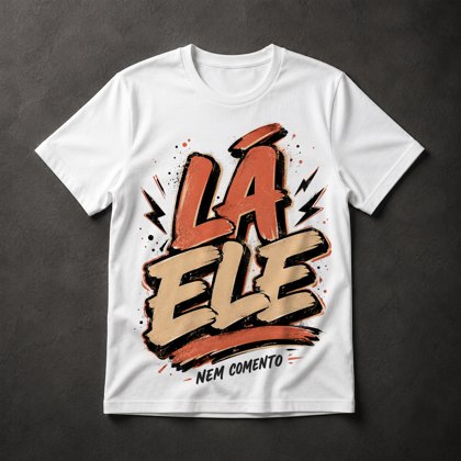 Camiseta Lá Ele Nem Comento