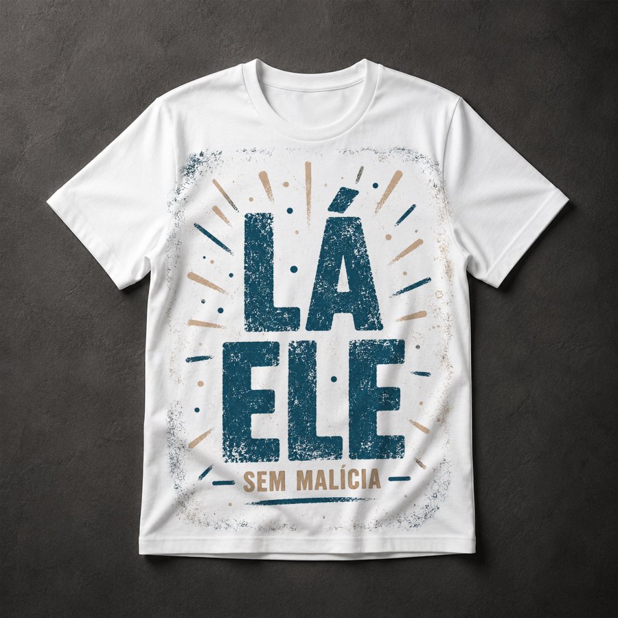 Camiseta Lá Ele Sem Malícia