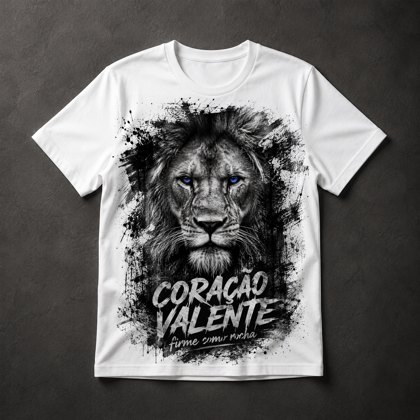 Camiseta motivacional cristão
