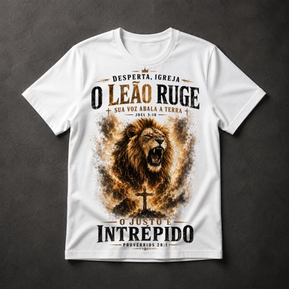Camiseta Leão Cristão