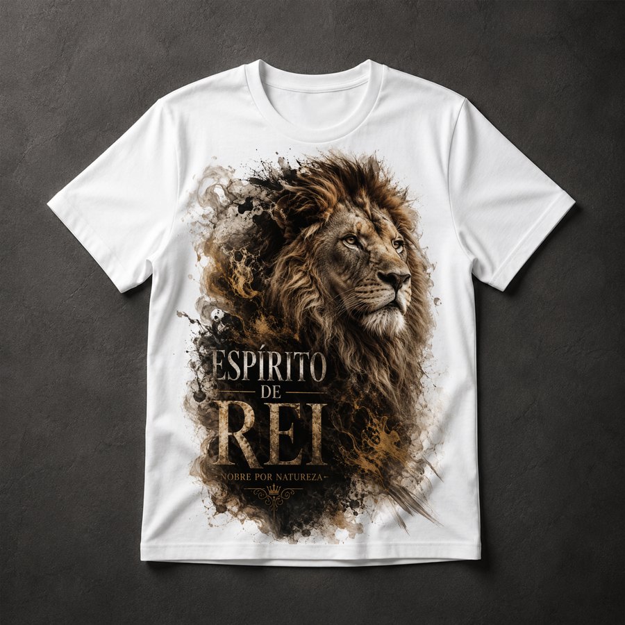 Camiseta Leão Realeza