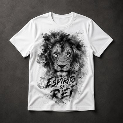 Camiseta Leão Espírito de Rei