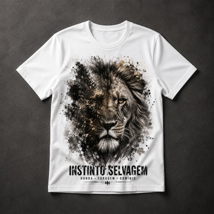 Camiseta Leão Motivacional