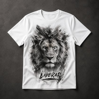 Camiseta Leão Nascido para Liderar