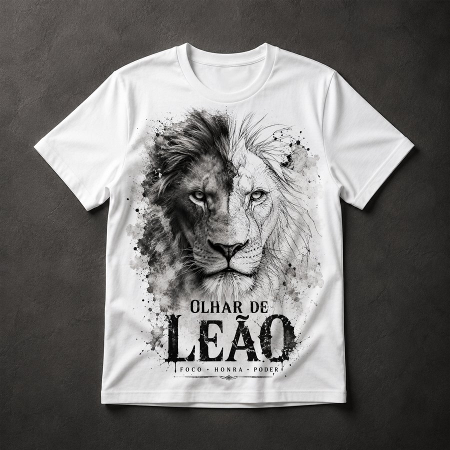 Camiseta Leão Motivacional