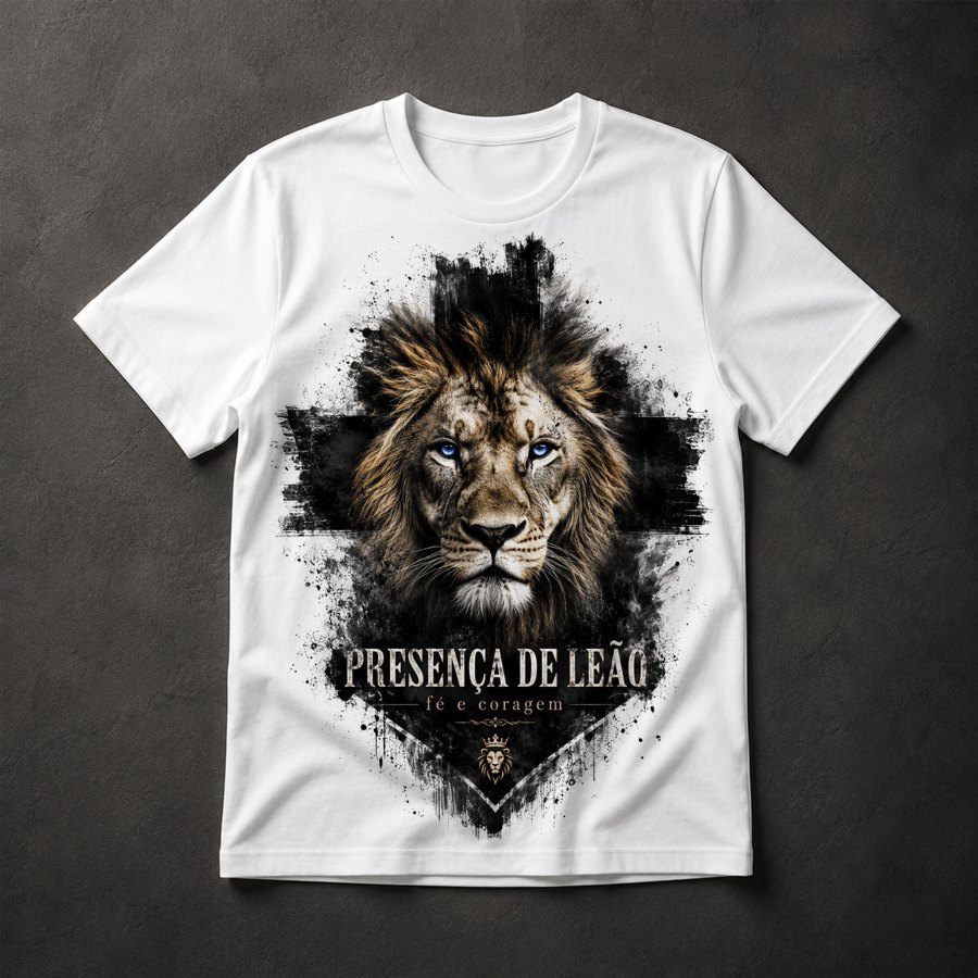 Camiseta Leão Fé