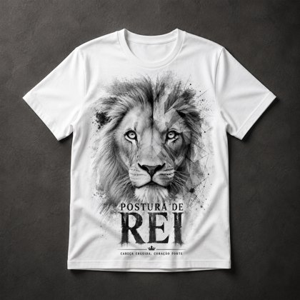 Camiseta Leão Rei