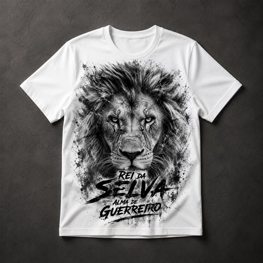 Camiseta Leão Rei da Selva