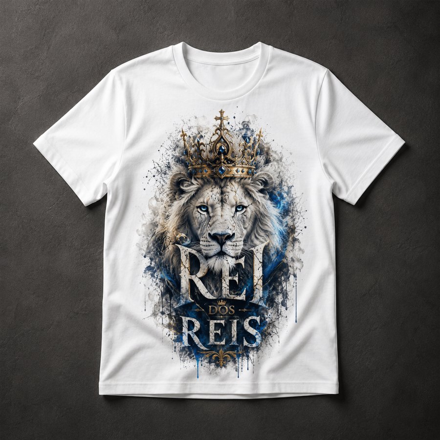 Camiseta Leão Rei dos Reis