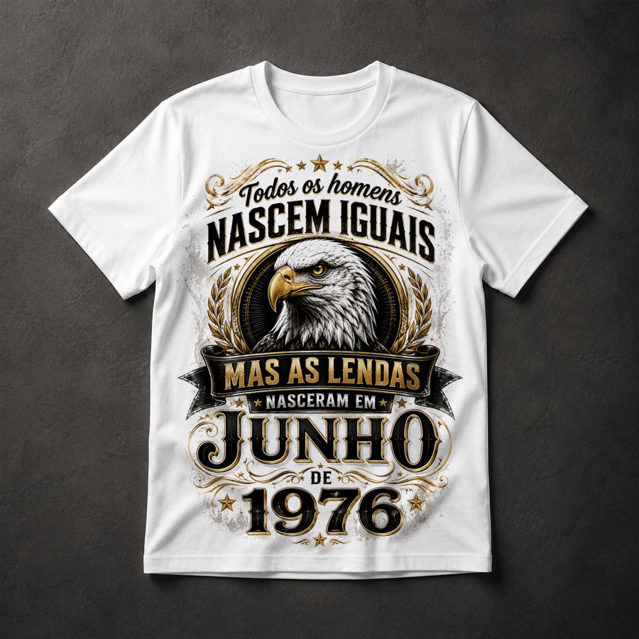Camiseta Lendas Junho 1976