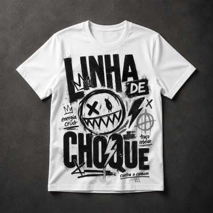 Camiseta Street Art Rebelde