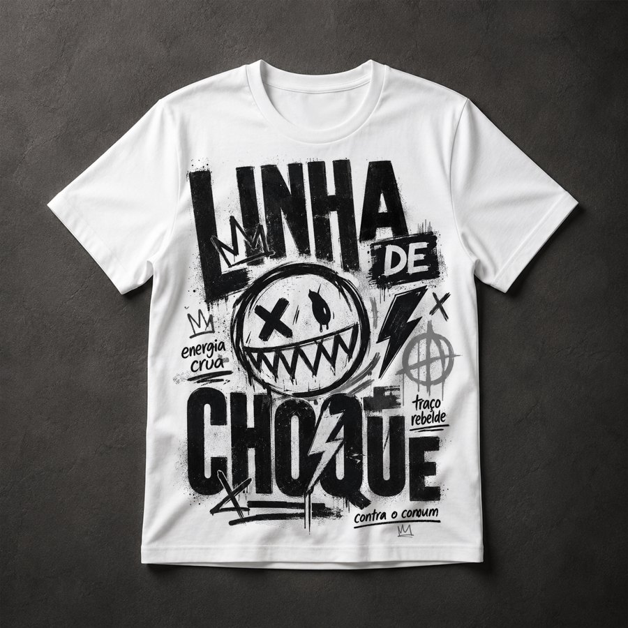Camiseta Street Art Rebelde