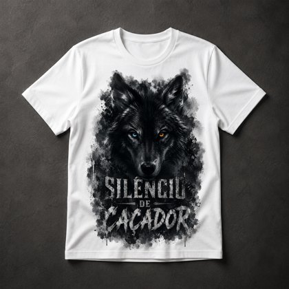 Camiseta Lobo Caçador