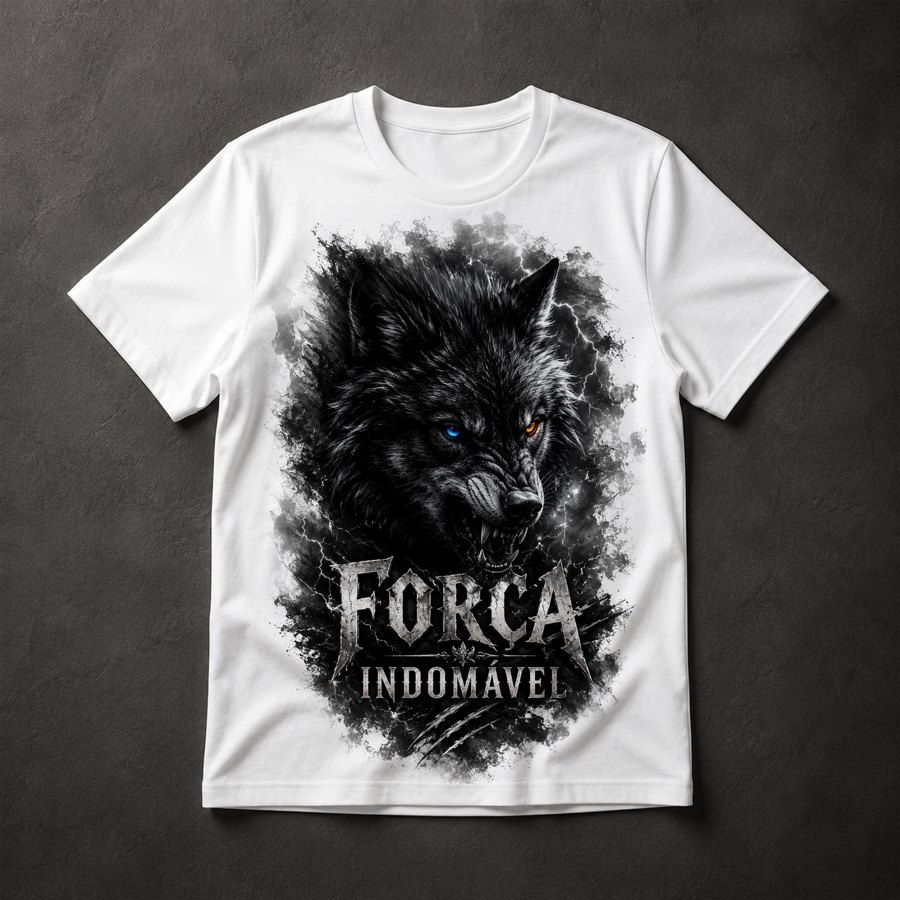 Camiseta Lobo Indomável