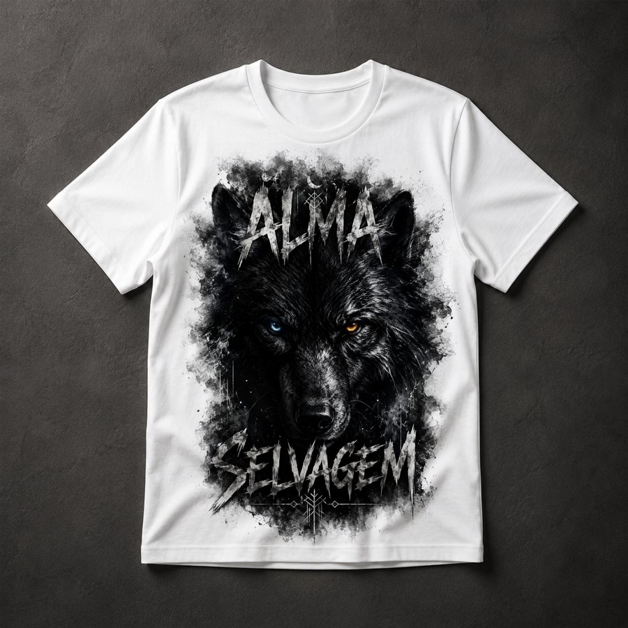 Camiseta Lobo Selvagem