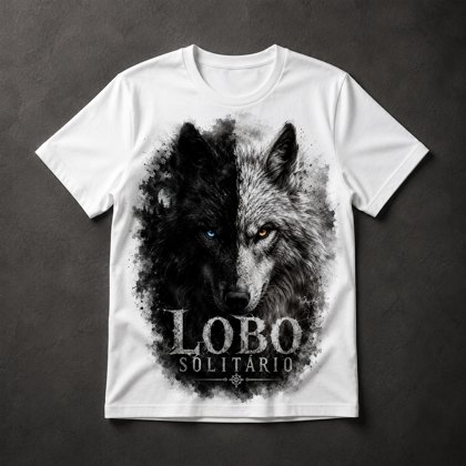 Camiseta Lobo Solitário