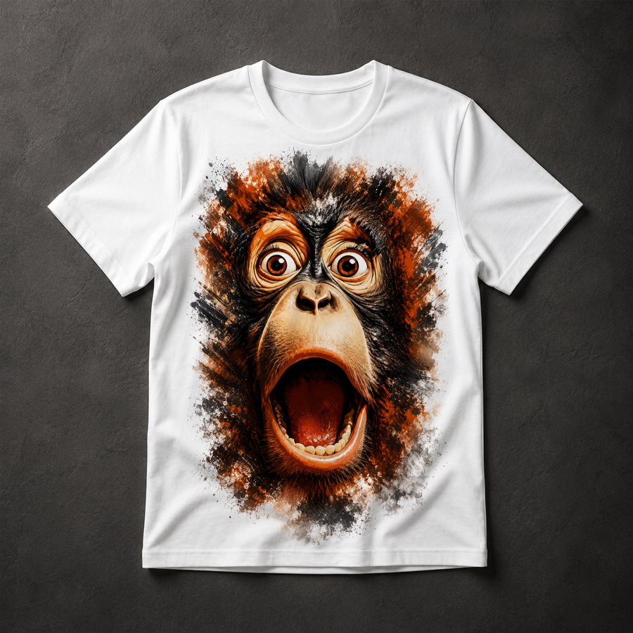 Camiseta Macaco Surpreso