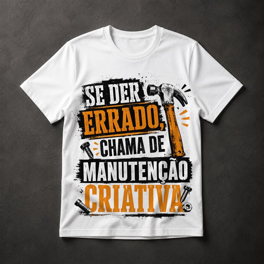 Camiseta Manutenção Criativa