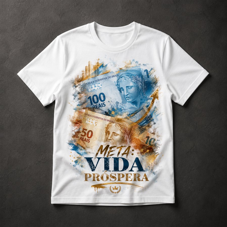 Camiseta Meta Vida Próspera