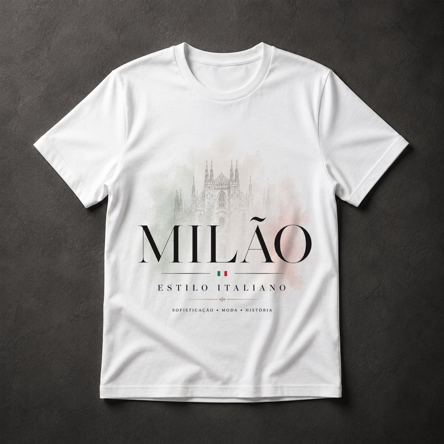 Camiseta Milão Itália