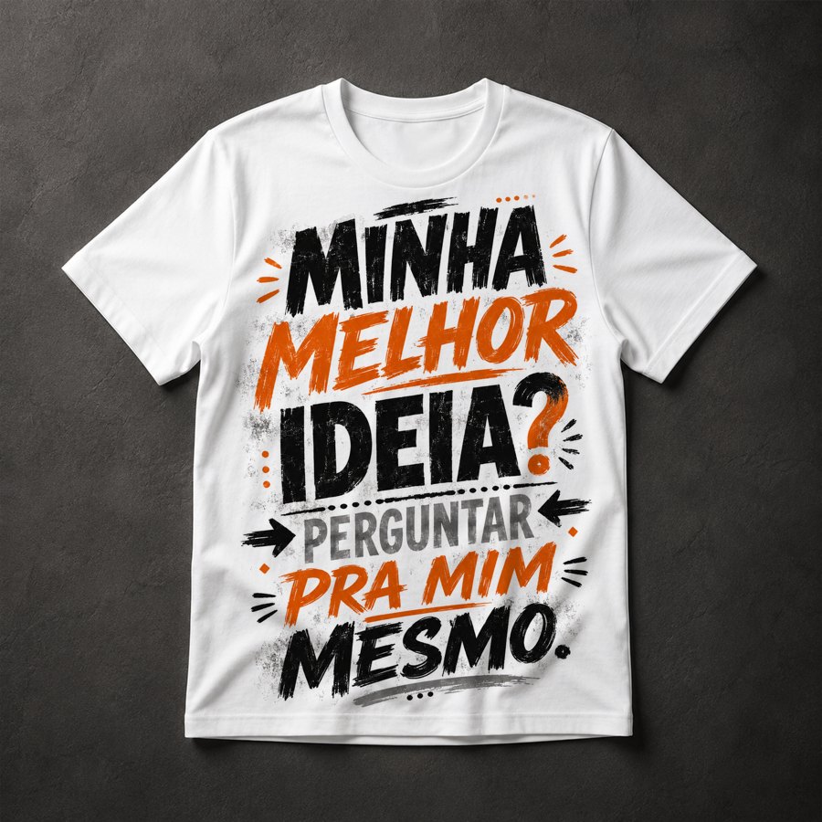 Camiseta humor autoconfiança