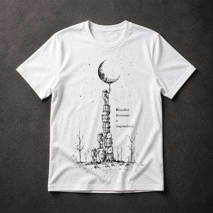 Camiseta Astronauta Motivacional