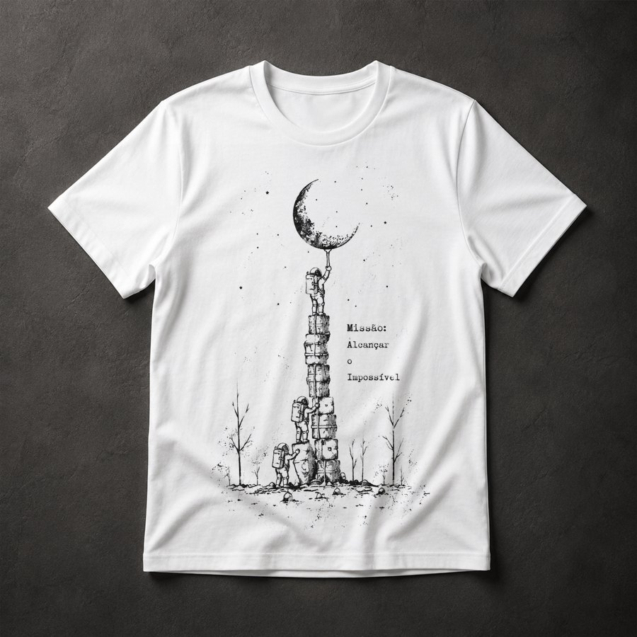 Camiseta Astronauta Motivacional