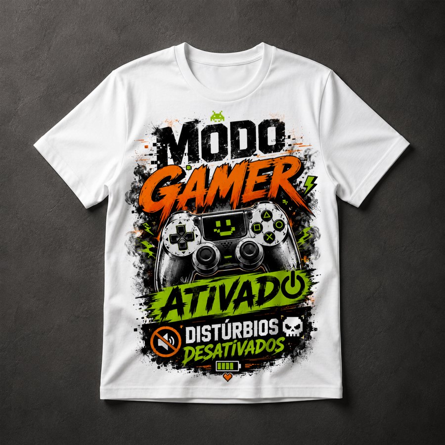 Camiseta Gamer Humor
