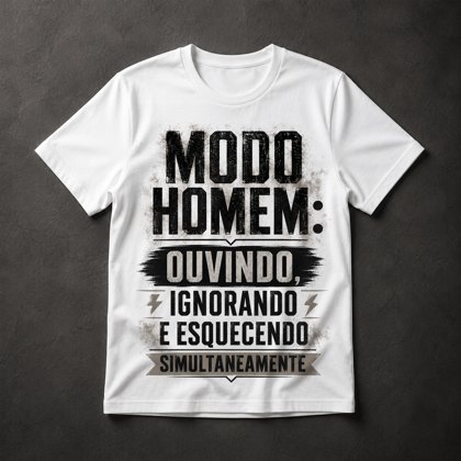 Camiseta humor masculino