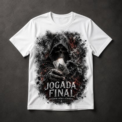 Camiseta Morte Baralho