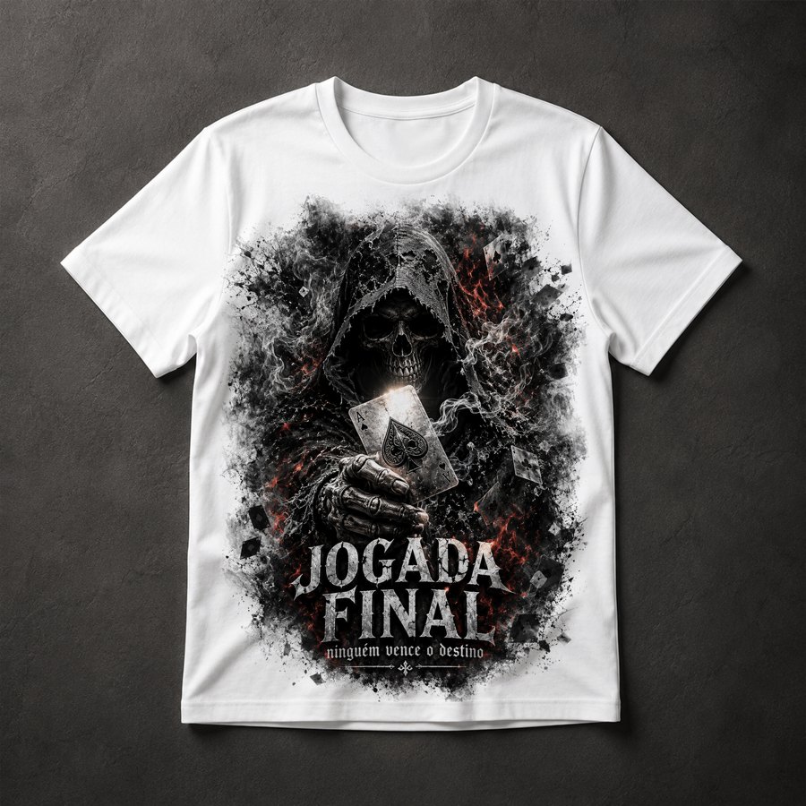 Camiseta Morte Baralho