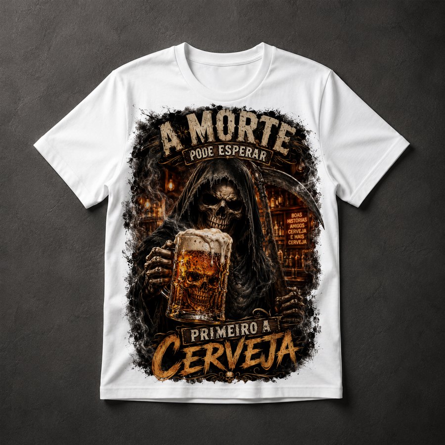 Camiseta Morte Cerveja