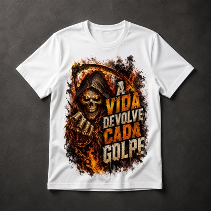 Camiseta Morte Frase