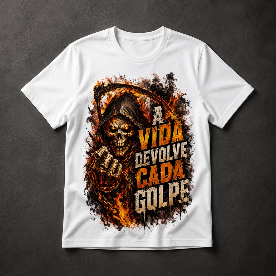 Camiseta Morte Frase