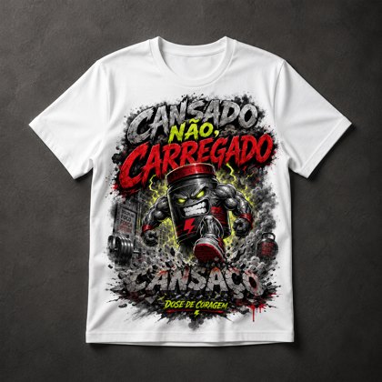 Camiseta Motivação Fitness