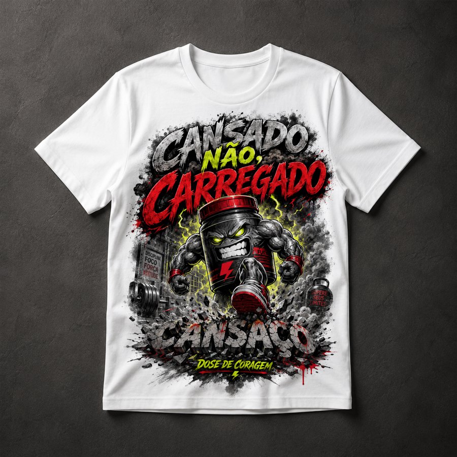 Camiseta Motivação Fitness
