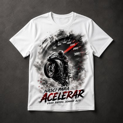 Camiseta motociclismo frase