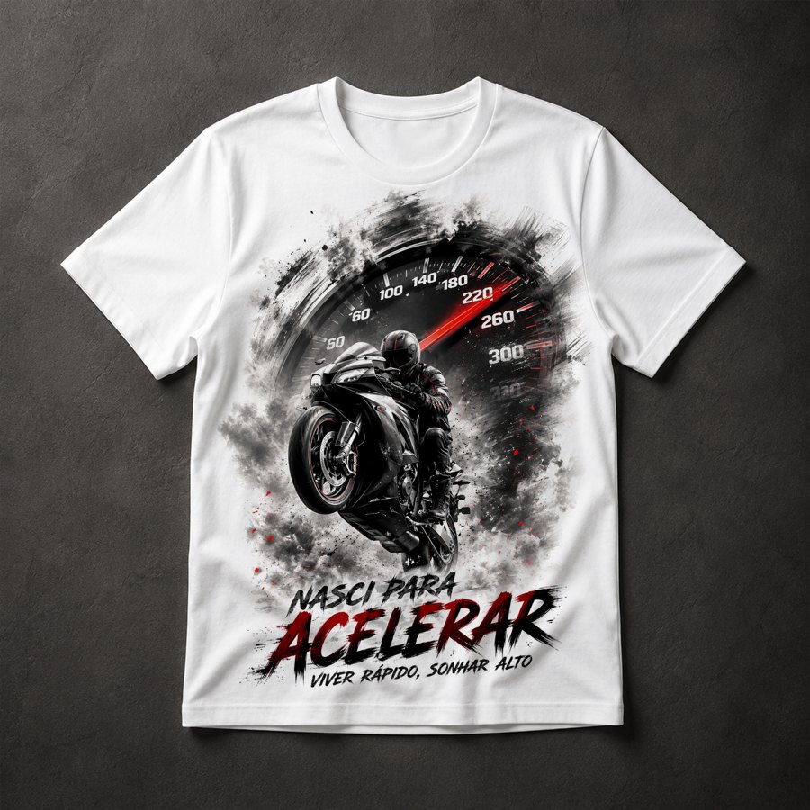 Camiseta motociclismo frase