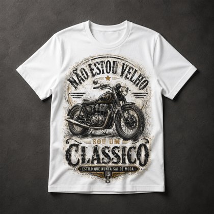 Camiseta Moto Clássica