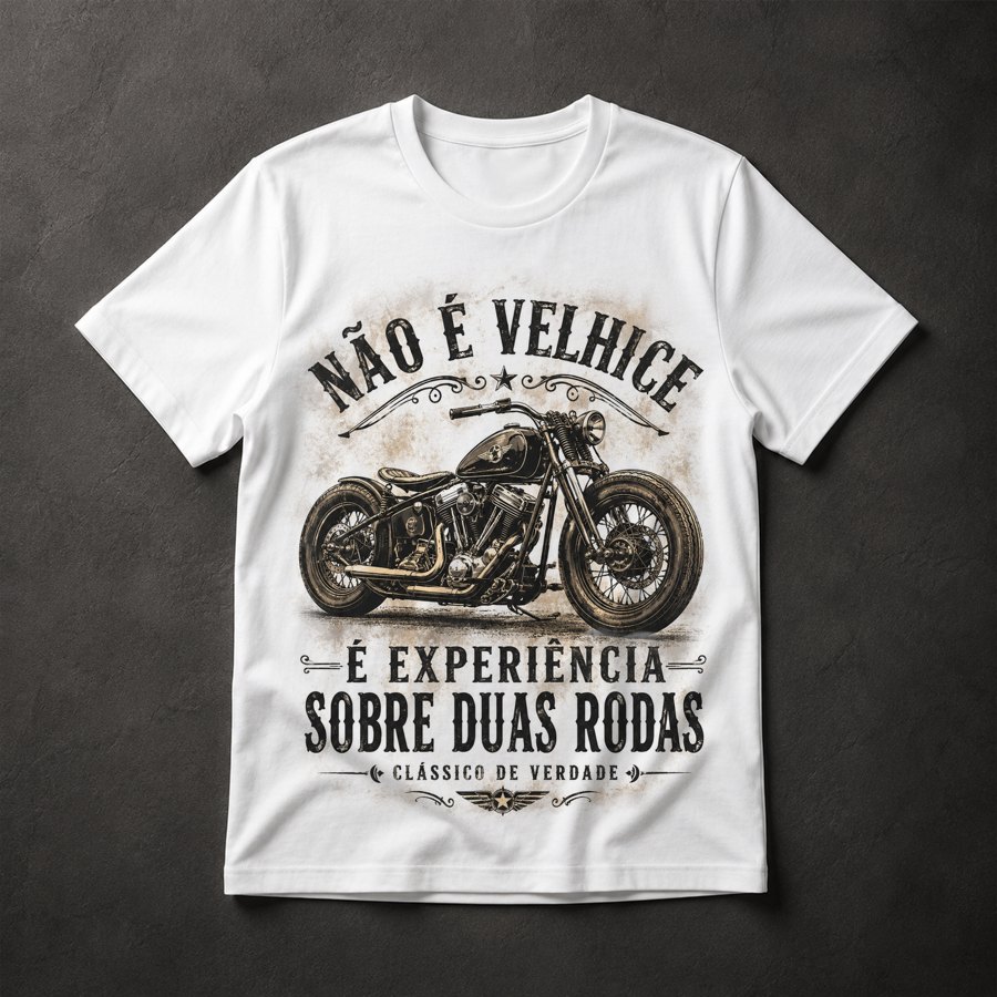 Camiseta motociclismo vintage