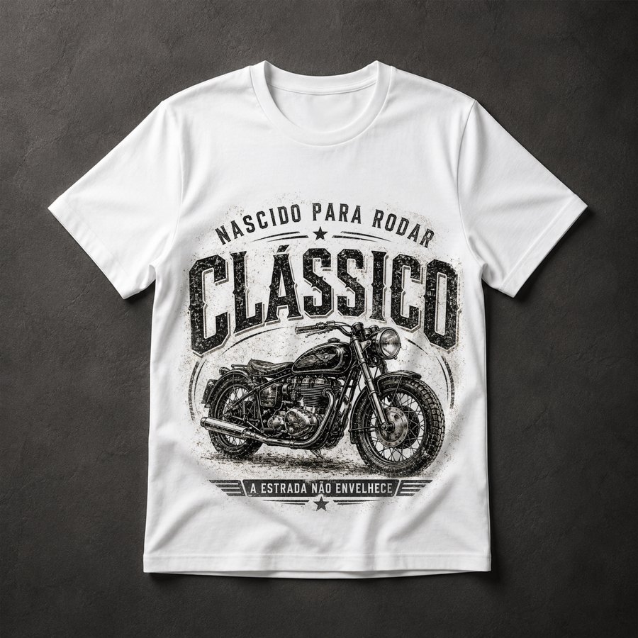 Camiseta Moto Vintage