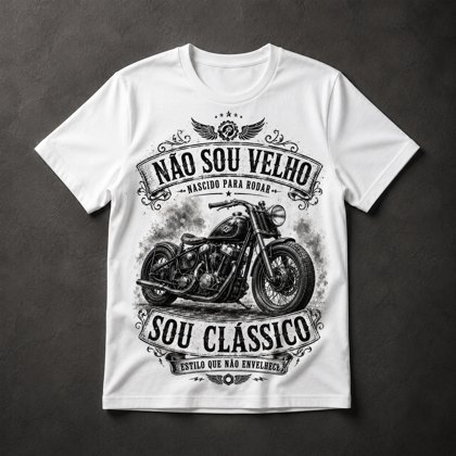 Camiseta Moto Clássica