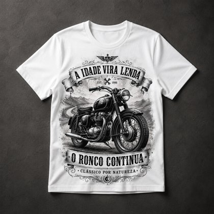 Camiseta Moto Clássica